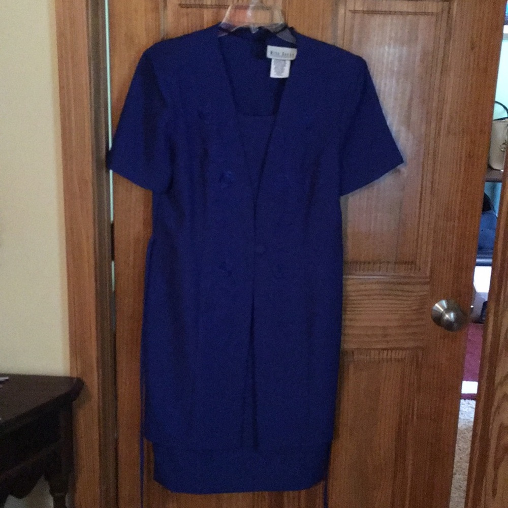 Blue dress vintage